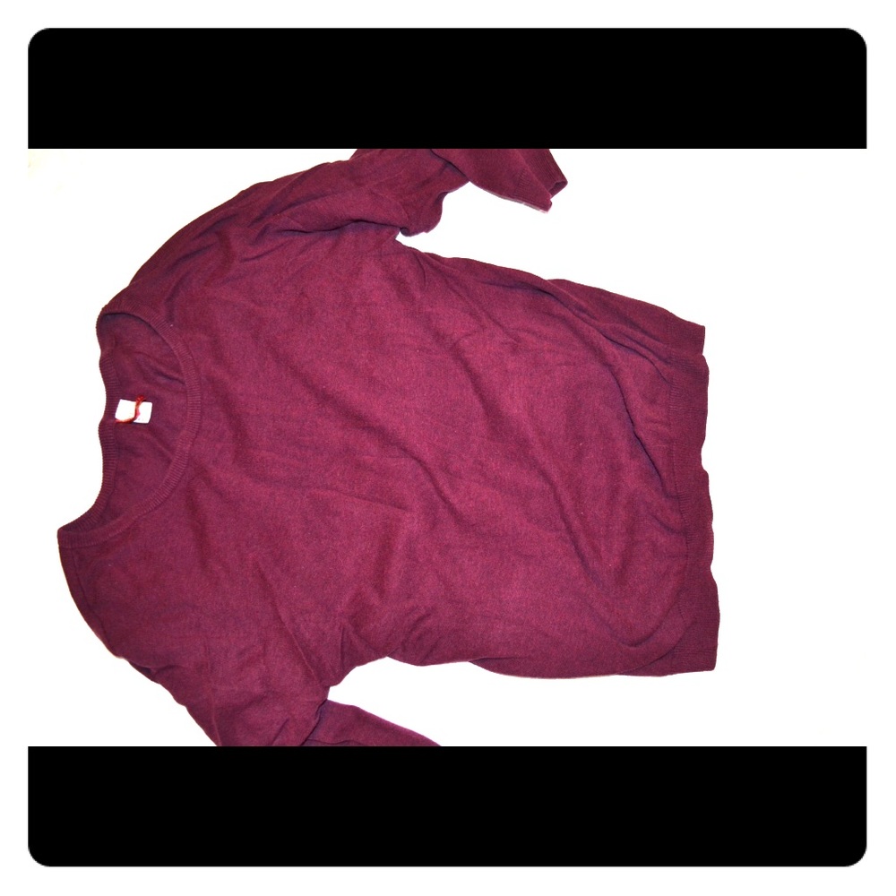 Wine colored sweater